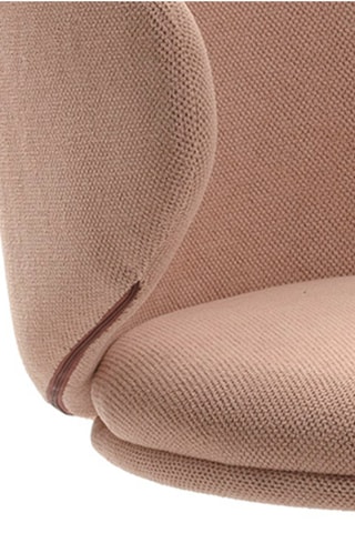 Chaise de bureau pivotante à roulettes Staletti - 59 x 57 x 74/82 cm
