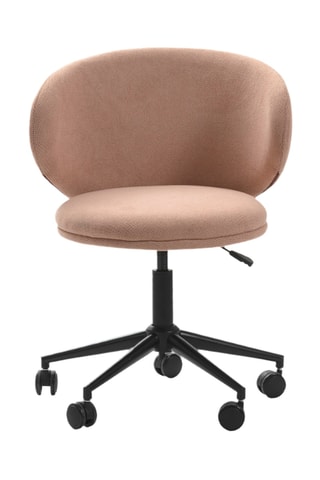 Chaise de bureau pivotante à roulettes Staletti - 59 x 57 x 74/82 cm