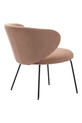 Fauteuil Staletti - Rose - En tissu