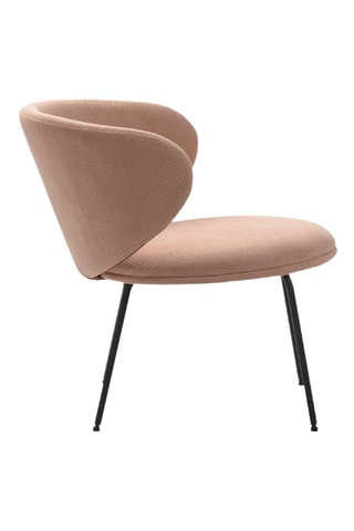 Fauteuil Staletti - Rose - En tissu