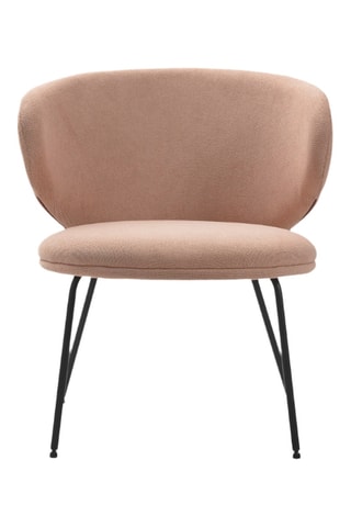 Fauteuil Staletti - Rose - En tissu
