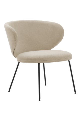 Fauteuil Staletti - Beige - En tissu
