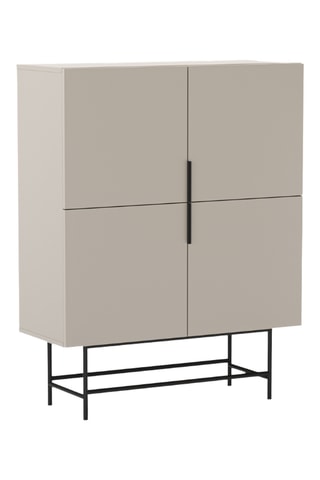 Buffet 4 portes Anagni - 100 x 128 x 40 cm