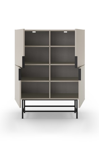 Buffet 4 portes Anagni - 100 x 128 x 40 cm