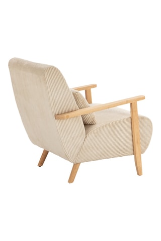 Fauteuil Camerota - Beige - En tissu
