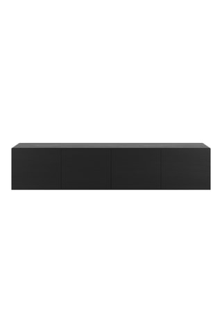 Meuble TV mural 4 portes Mesagne - 180 x 38 x 35 cm