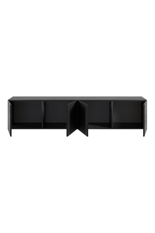 Meuble TV mural 4 portes Mesagne - 180 x 38 x 35 cm