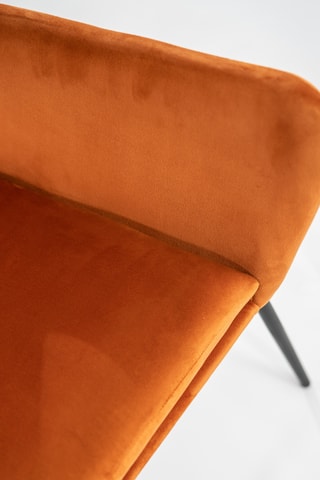 Fauteuil Desio - Camel - En tissu velours