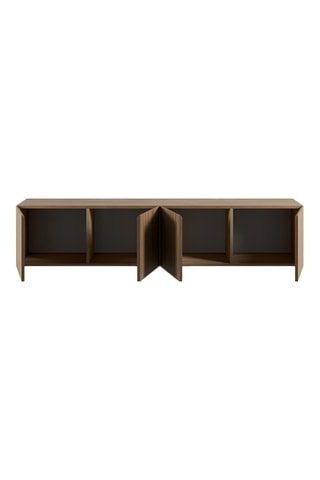 Meuble TV mural 4 portes Mesagne - 180 x 38 x 35 cm