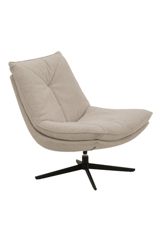 Fauteuil pivotant Viareggio - 75 x 90 x 87 cm