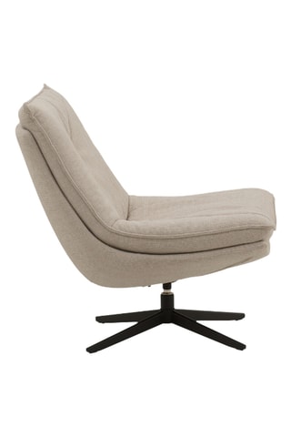 Fauteuil pivotant Viareggio - 75 x 90 x 87 cm
