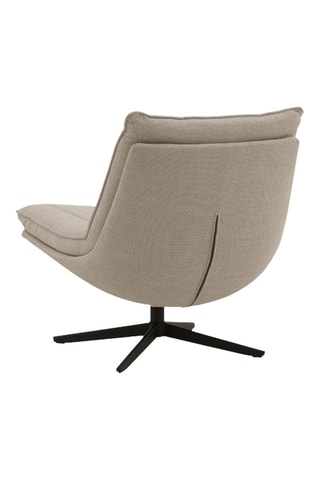 Fauteuil pivotant Viareggio - 75 x 90 x 87 cm