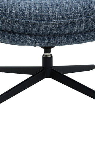 Fauteuil pivotant Viareggio - 75 x 90 x 87 cm