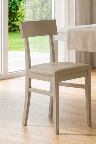 2 chaises en bois et hêtre Monza - 45 x 82 x 44 cm