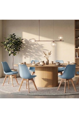 4 chaises en hêtre Napoli - 52 x 82 x 48,5 cm