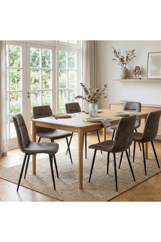 4 chaises Matera - 49 x 88 x 48,5 cm
