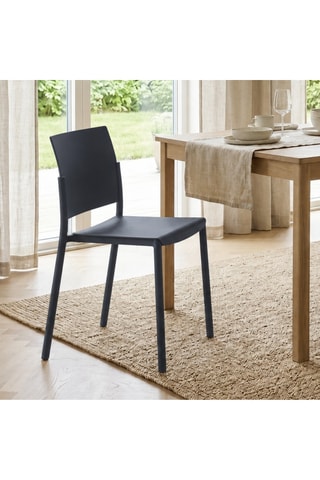 4 chaises Aosta - 52,5 x 81 x 55 cm