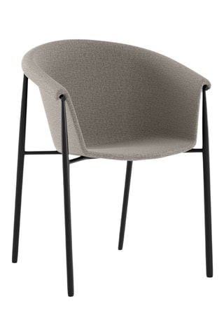2 fauteuils Biella - Taupe - En tissu