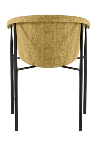 2 fauteuils Biella - Jaune - En tissu
