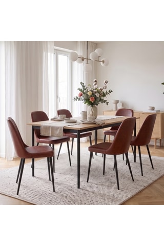 4 chaises Bormio - 52 x 85 x 45 cm