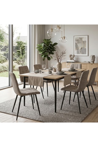 4 chaises Ferrara - 55 x 81 x 44 cm