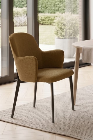 2 fauteuils Bressanone - Marron - En tissu