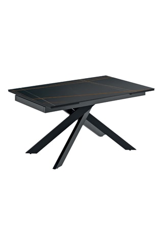 Table à manger extensible en céramique Riccione - 140/200 x 76 x 80 cm - 8 couverts