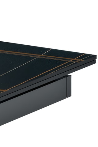 Table à manger extensible en céramique Riccione - 140/200 x 76 x 80 cm - 8 couverts
