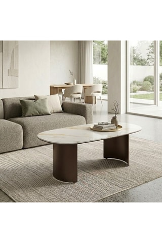 Table basse Carrara - 100 x 35 x 55 cm