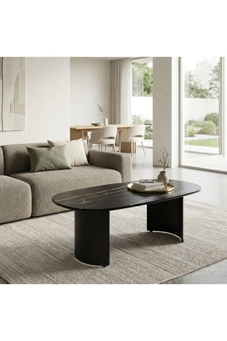 Table basse Carrara - 100 x 35 x 55 cm