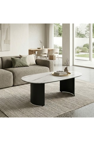 Table basse Carrara - 100 x 35 x 55 cm