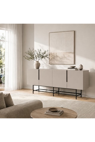 Buffet 4 portes Anagni - 200 x 77,9 x 40 cm