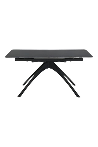 Table à manger extensible en pierre frittée Acciaroli - 150/200 x 85 x 76 cm - 8 couverts