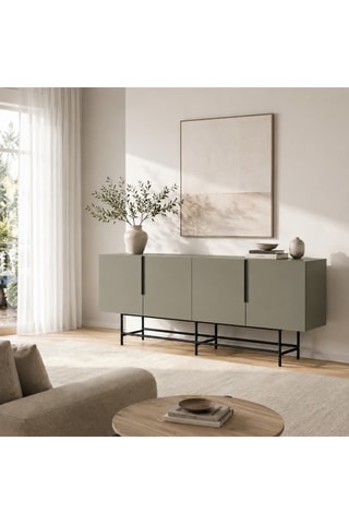 Buffet 4 portes Anagni - 200 x 77,9 x 40 cm