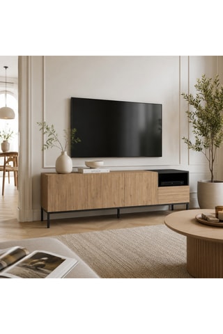 Meuble TV 3 portes Sapri - 180 x 55 x 40 cm