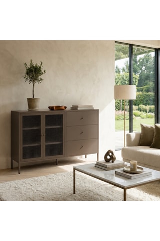 Buffet 2 portes Piombino - 140 x 90 x 40 cm