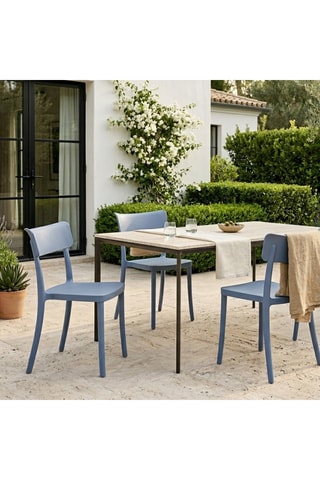 4 chaises Bacoli - 51 x 83,2 x 54 cm