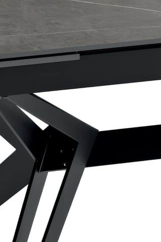 Table à manger extensible en céramique Piacenza - 160/240 x 76 x 90 cm - 10 couverts