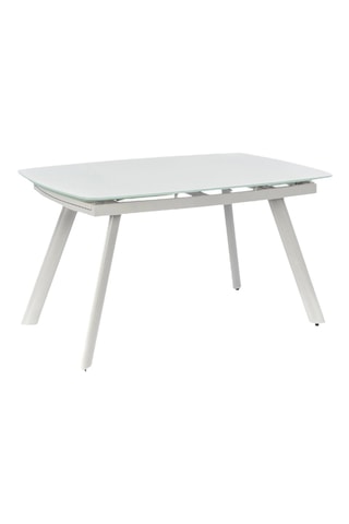Table à manger extensible en verre Ascoli - 140/175/210 x 76 x 90 cm - 8 couverts