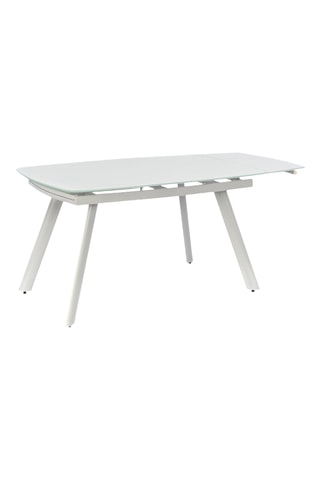 Table à manger extensible en verre Ascoli - 140/175/210 x 76 x 90 cm - 8 couverts