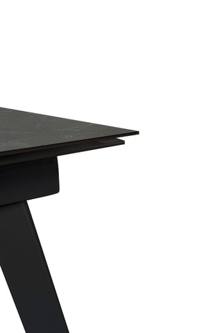 Table à manger extensible en céramique Fiesole - 140/200 x 76 x 90 cm - 8 couverts