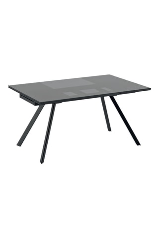 Table à manger extensible en verre Termoli - 160/240 x 76 x 90 cm - 10 couverts