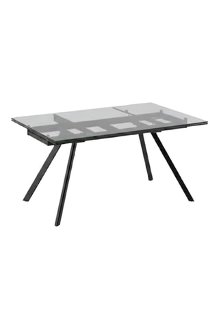 Table à manger extensible en verre Termoli - 160/240 x 76 x 90 cm - 10 couverts
