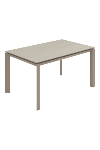 Table à manger extensible en céramique Sestri - 140/220 x 90 x 75 cm - 10 couverts