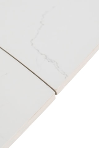 Table à manger extensible en céramique Fiesole - 140/200 x 76 x 90 cm - 8 couverts