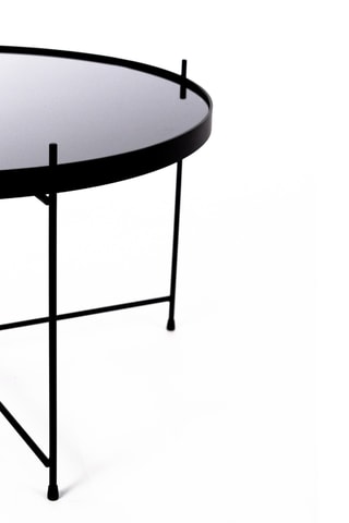 Table basse en verre Bassano - 70 x 40 x 70 cm