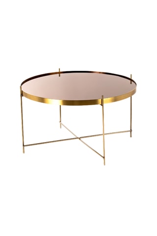 Table basse en verre Bassano - 70 x 40 x 70 cm