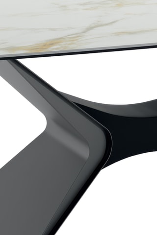 Table à manger en céramique Ravenna - 220 x 75 x 110 cm - 10 couverts