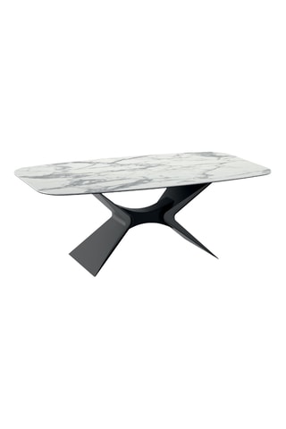 Table à manger en céramique Ravenna - 220 x 75 x 110 cm - 10 couverts