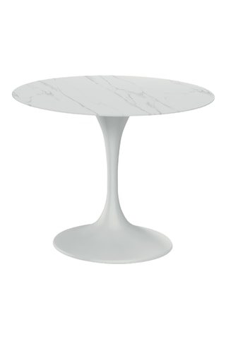 Table à manger en céramique Firenze - 100 x 76 x 100 cm - 4 couverts